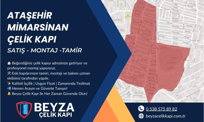 Ataşehir Mimarsinan Çelik Kapı | Beyza Çelik Kapı