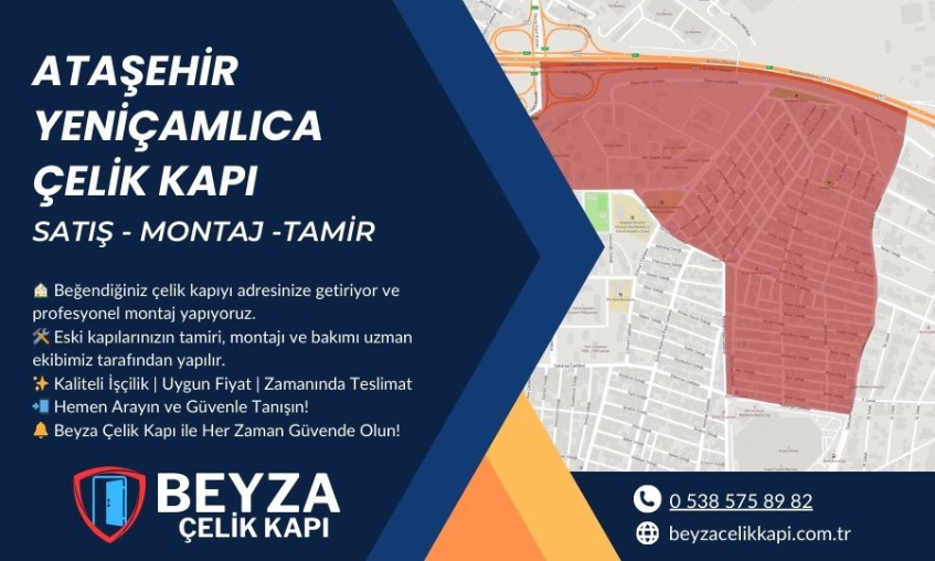 Ataşehir Yeniçamlıca Çelik Kapı
