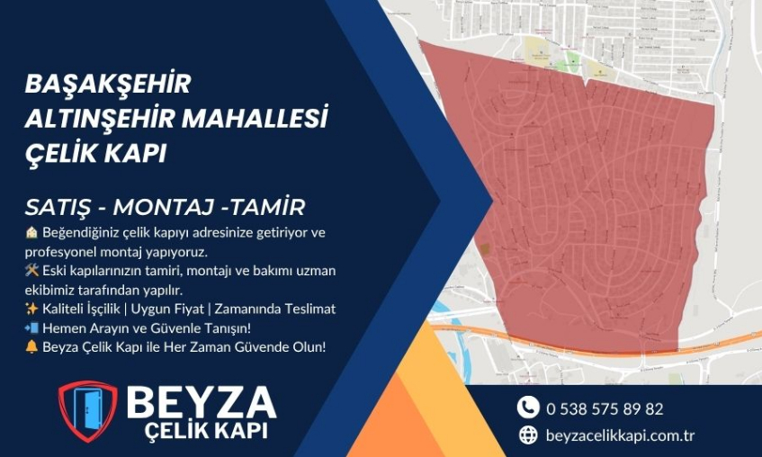 Başakşehir Altınşehir Mahallesi Çelik Kapı
