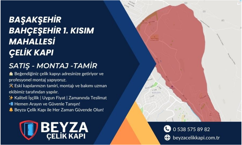 Bahçeşehir 1. Kısım Mahallesi Çelik Kapı