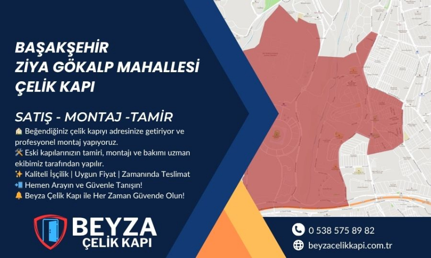 Başakşehir Ziya Gökalp Mahallesi Çelik Kapı