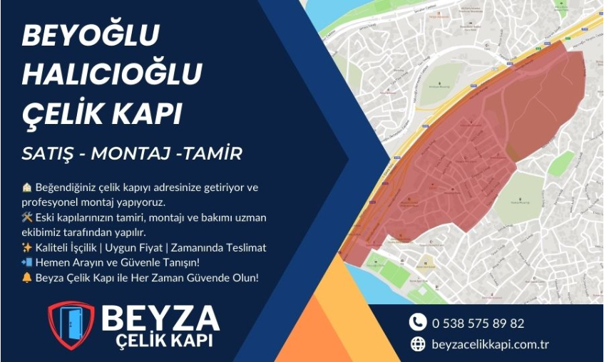 Beyoğlu Halıcıoğlu Çelik Kapı