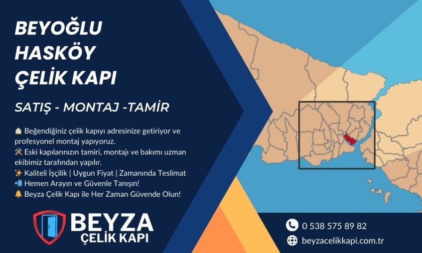 Beyoğlu Hasköy Çelik Kapı