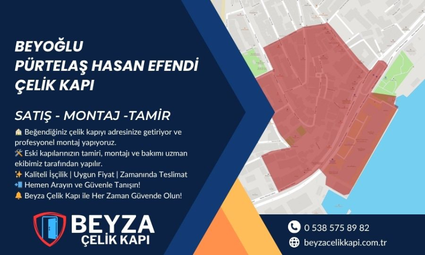 Beyoğlu Pürtelaş Hasan Efendi Çelik Kapı