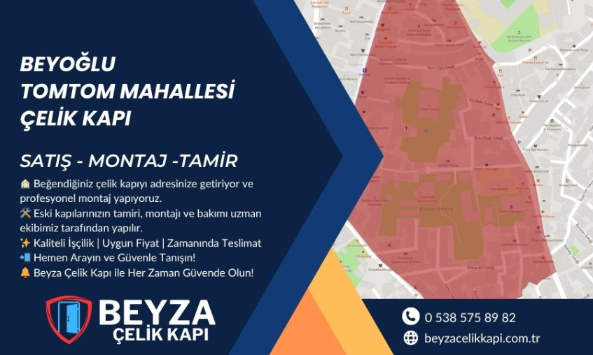 Beyoğlu Tomtom Çelik Kapı