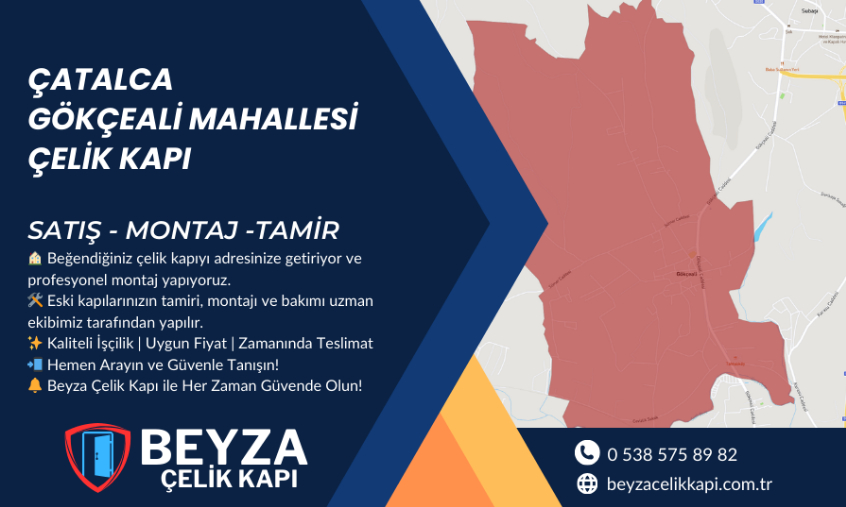 Çatalca Gökçeali Mahallesi Çelik Kapı