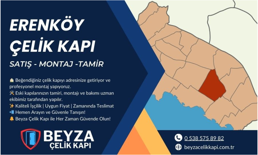 Kadıköy Erenköy Çelik Kapı | Satış, Tamir ve Montaj Hizmetleri