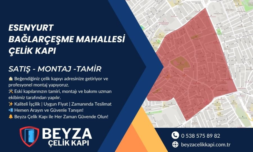 Esenyurt Bağlarçeşme Çelik Kapı