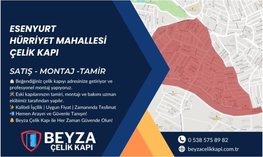 Esenyurt Hürriyet Çelik Kapı