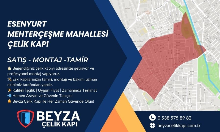 Esenyurt Mehterçeşme Çelik Kapı