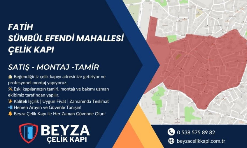 Fatih Sümbül Efendi Çelik Kapı