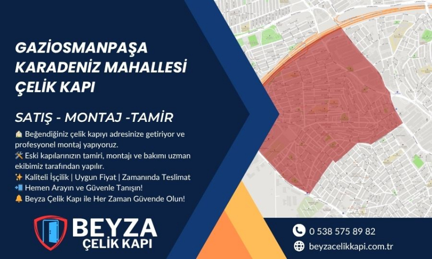 Gaziosmanpaşa Karadeniz Çelik Kapı