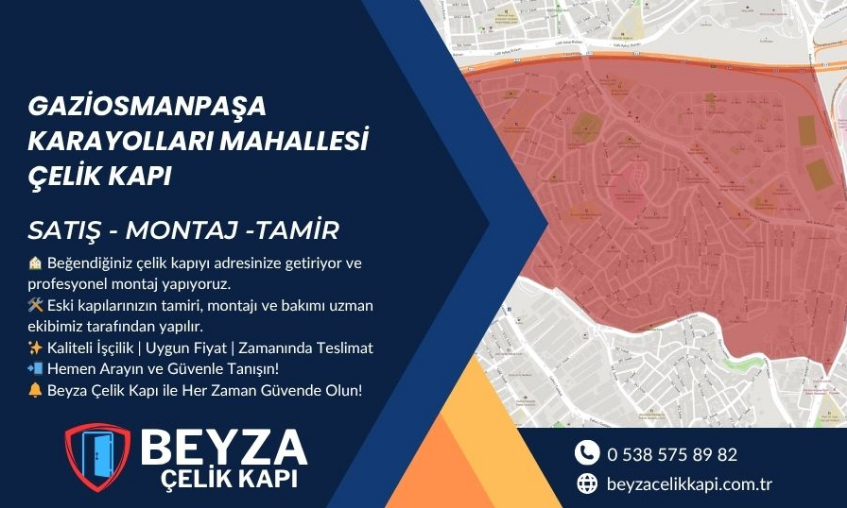 Gaziosmanpaşa Karayolları  Çelik Kapı