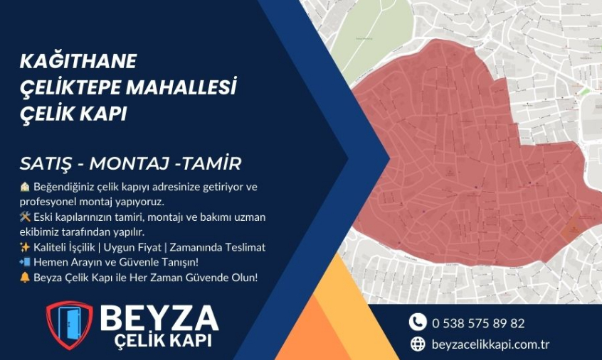Kağıthane Çeliktepe Çelik Kapı