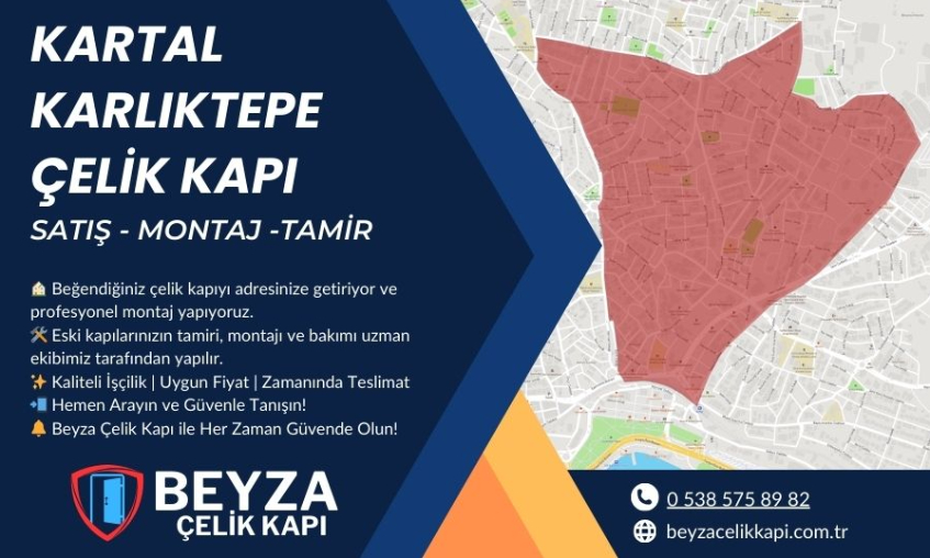 Kartal Karlıktepe Çelik Kapı