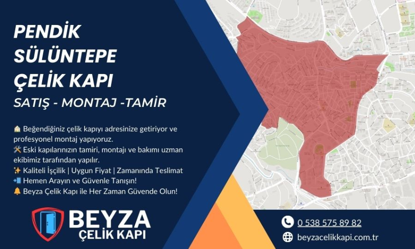 Pendik Sülüntepe Çelik Kapı