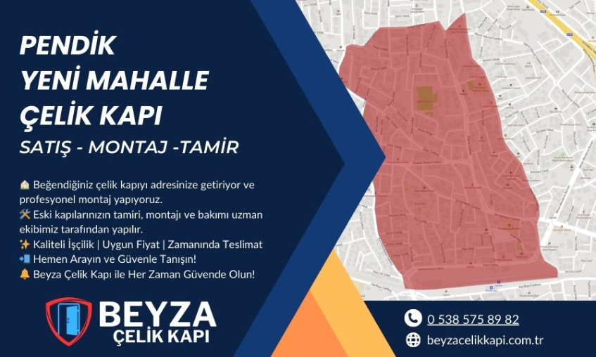 Pendik Yeni Mahalle Çelik Kapı