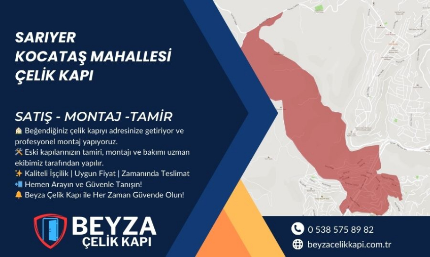 Sarıyer Kocataş Mahallesi Çelik Kapı