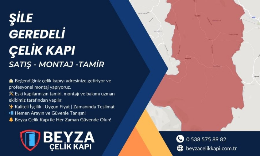 Şile Geredeli Çelik Kapı