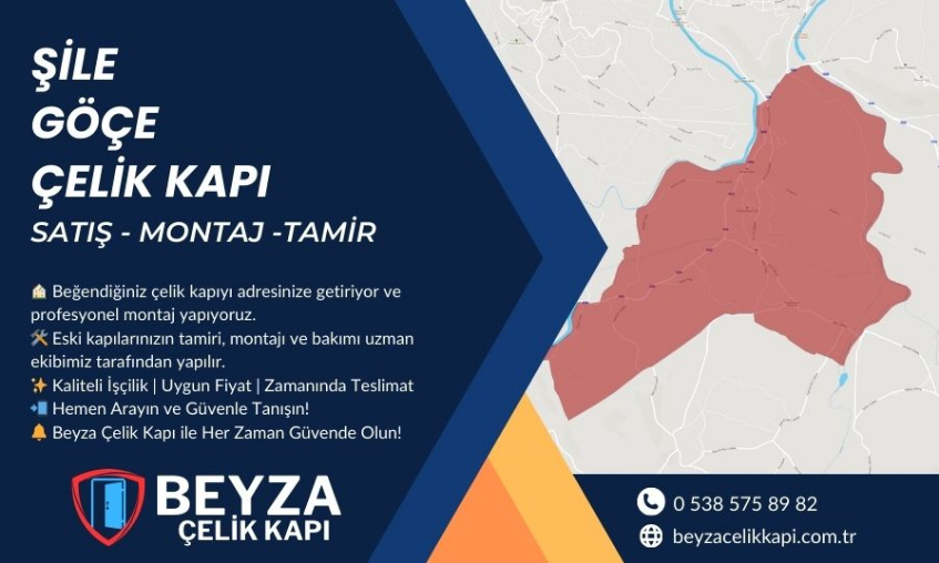 Şile Göçe Çelik Kapı | Satış, Tamir & Montaj Hizmetleri