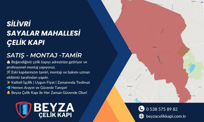 Silivri Sayalar Mahallesi Çelik Kapı