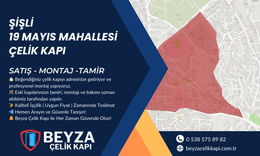 Şişli 19 Mayıs Mahallesi Çelik Kapı