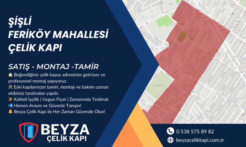 Şişli Feriköy Mahallesi Çelik Kapı